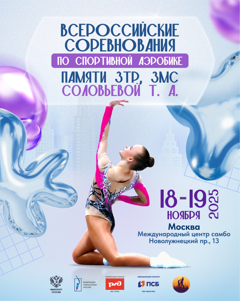 Спортивная аэробика. ВС "Памяти ЗТР, ЗМС Соловьёвой Т.А." 2025