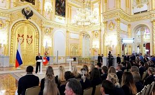ЧЕСТВОВАНИЕ РОССИЙСКИХ ОЛИМПИЙЦЕВ В КРЕМЛЕ